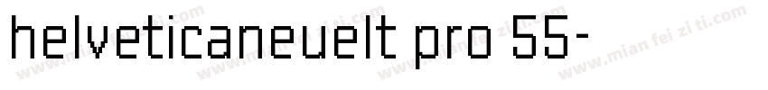 helveticaneuelt pro 55字体转换